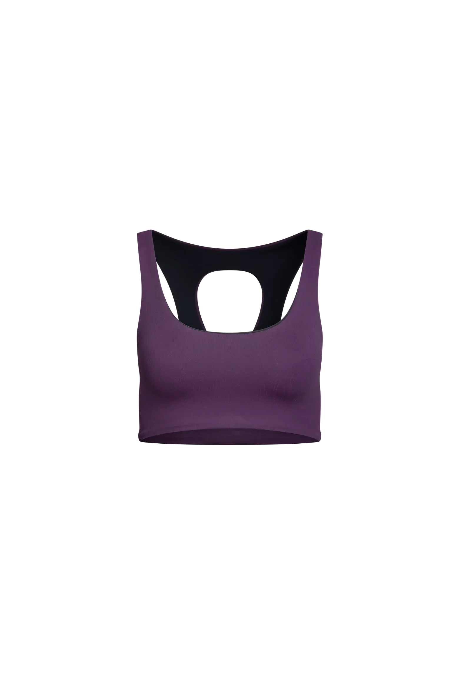 Fig Purple Inhale Sports Bra - High Intensity