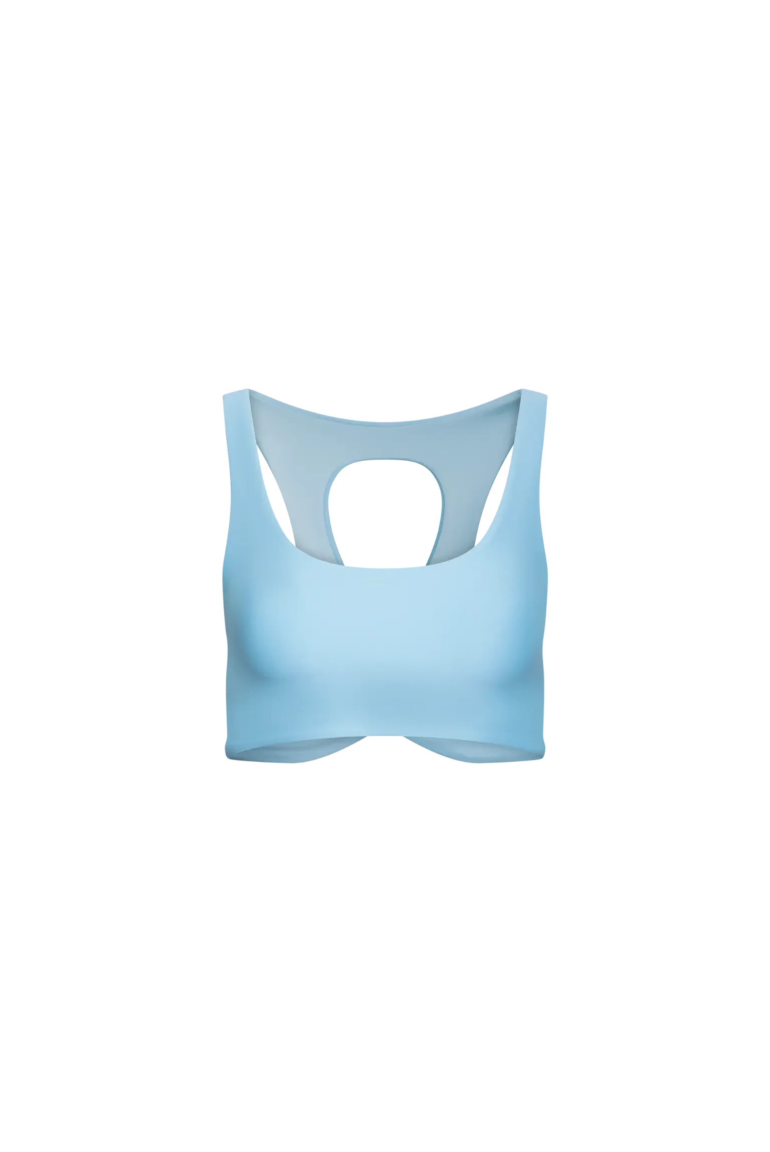 Serenity Blue Inhale Sports Bra - High Intensity