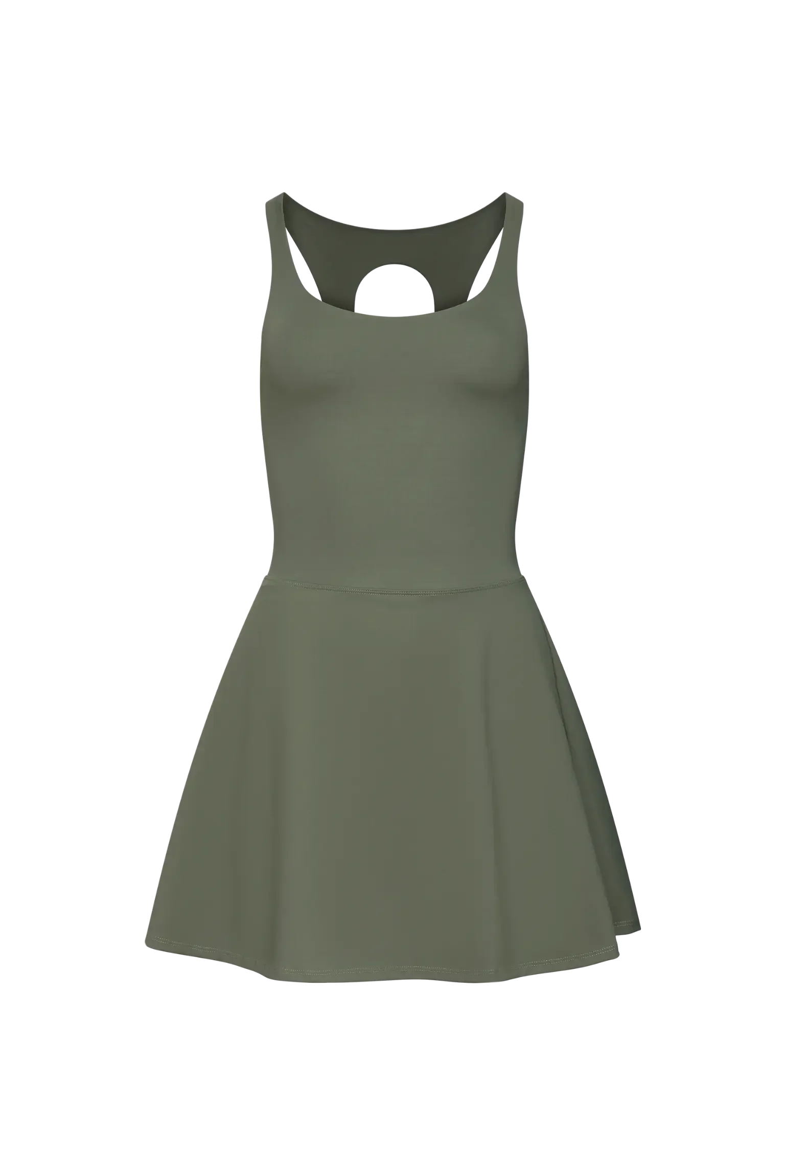 Matcha Green Inhale Mini Dress - High Intensity