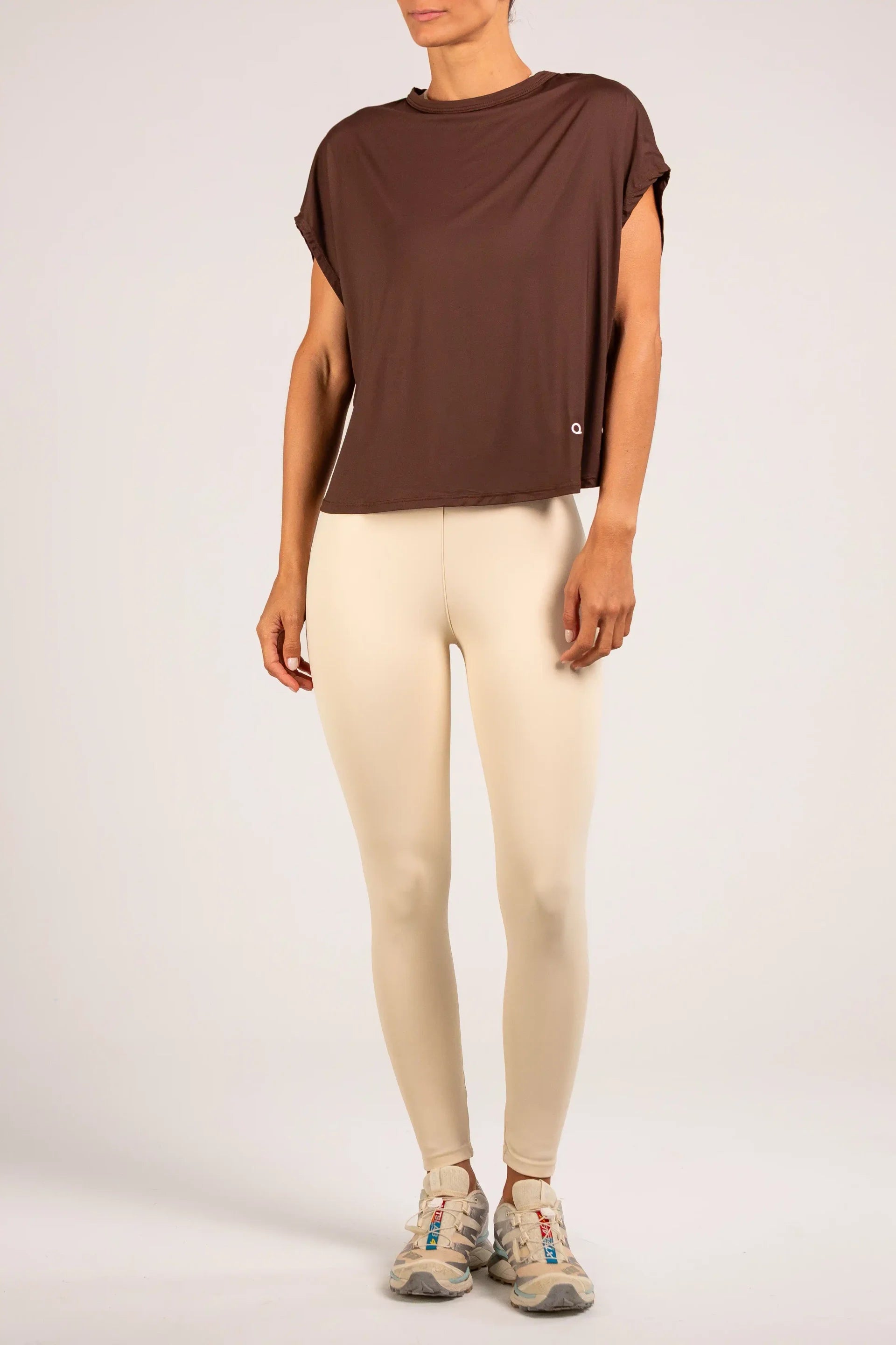 Open Back Shirt - Oatmilk