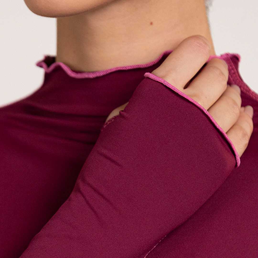Mock neck