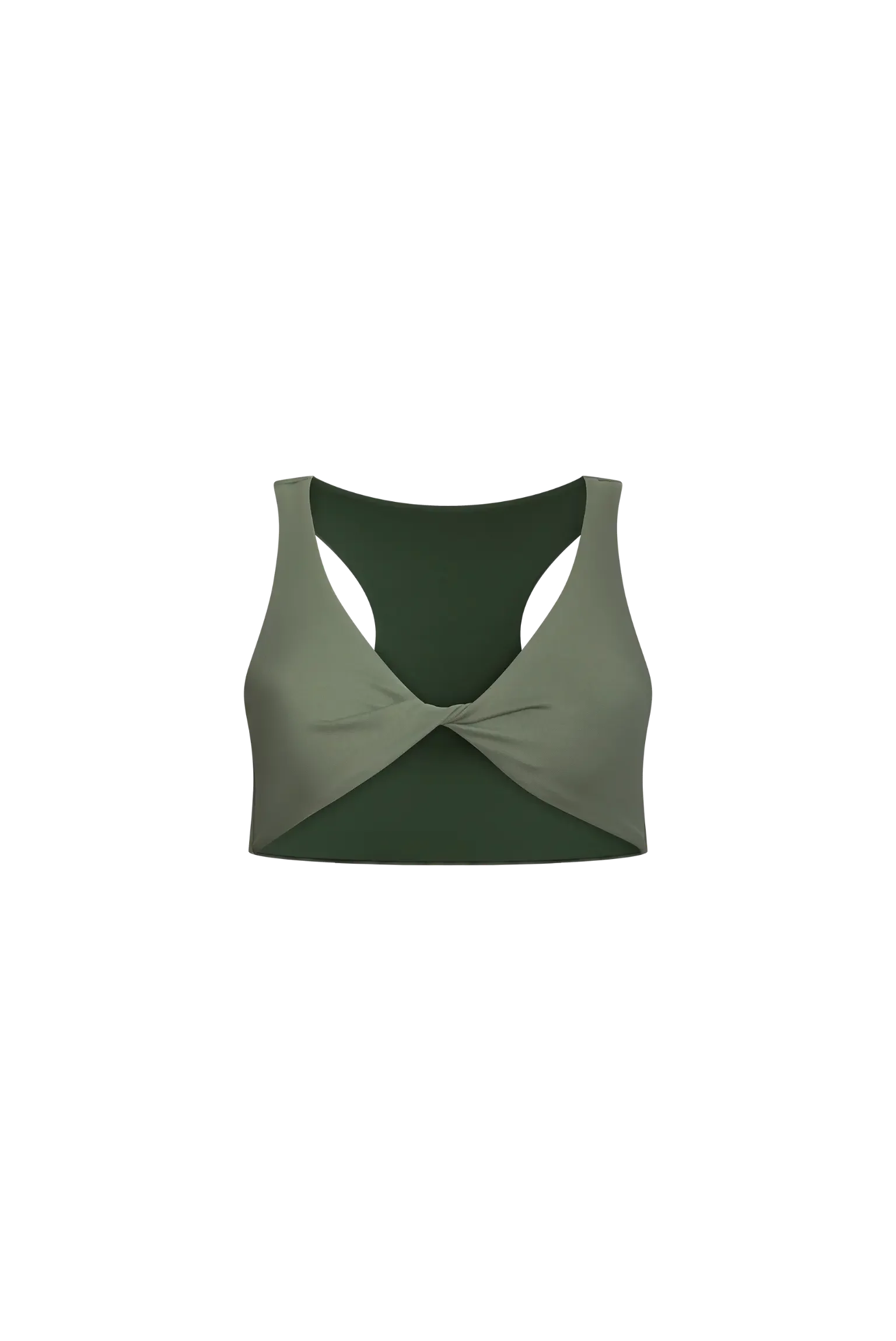 Matcha Green Exhale Sports Bra - High Intensity